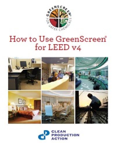 New Report! How to use GreenScreen for LEED v4 image